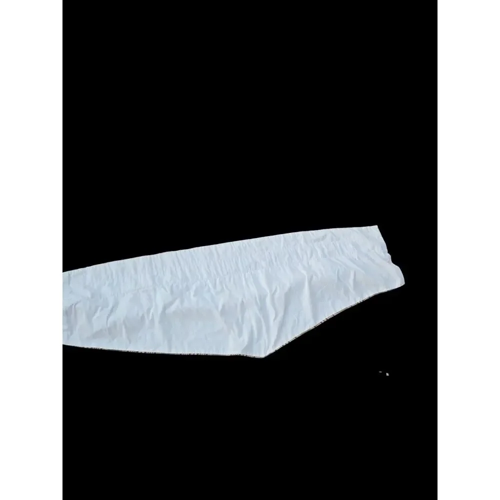 Waverly Imperial Dress Cream Red Floral Striped Valance‎ 51”